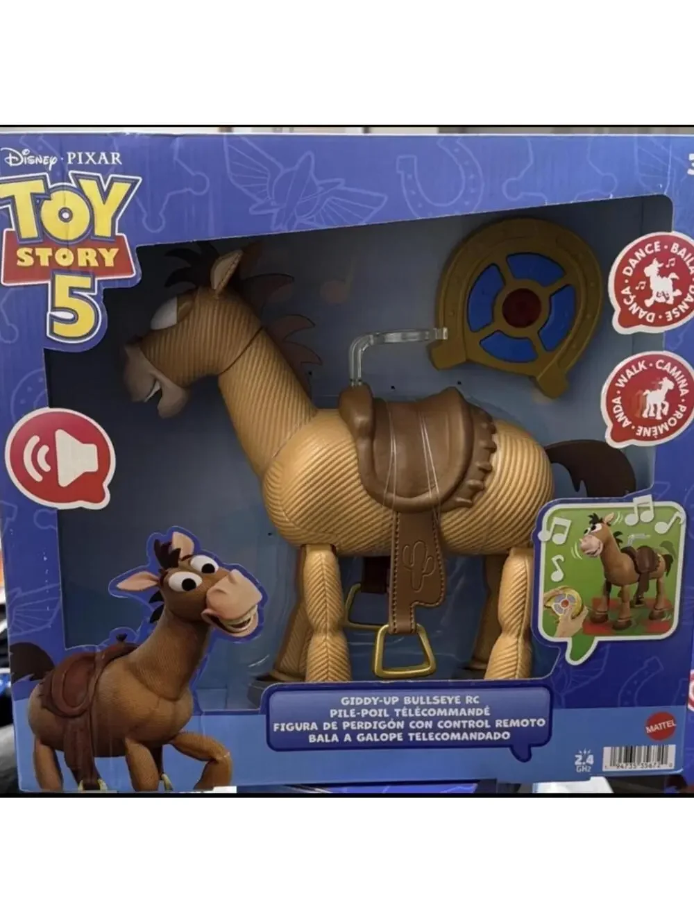 Disney Pixar Toy Story 5 Giddy-Up Bullseye RC Remote Control Horse Toy